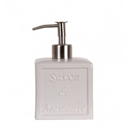 Distributeur de savon Savon de Marseille blanc