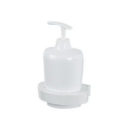 Distributeur de savon Lemon mural à fixer blanc