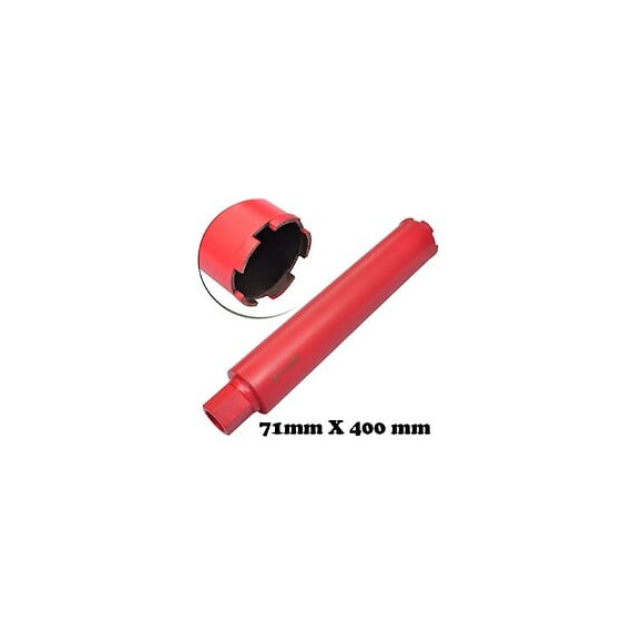 Couronne Diamant Pour Carotteuse 71 Mm X 400 Mm Sec Et Humid -