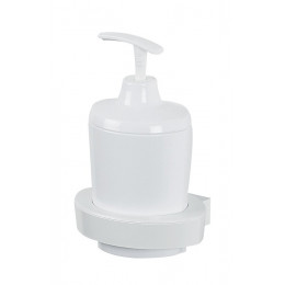 Distributeur de savon Lemon mural à fixer blanc