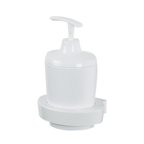 Distributeur de savon Lemon mural à fixer blanc