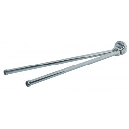 Porte-serviette mural Lagune pivotant à fixer chromé 45cm