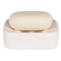 Porte-savon Retro blanc