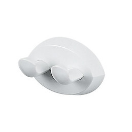 Double crochet mural Lemon à fixer blanc