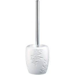 Pot à balai Bouquet céramique blanc