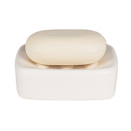 Porte-savon Retro blanc