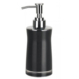 Distributeur de savon Sydney noir et transparent