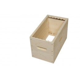 Pribois corps de ruche mi-bois vis / +bandes 10 cadres
