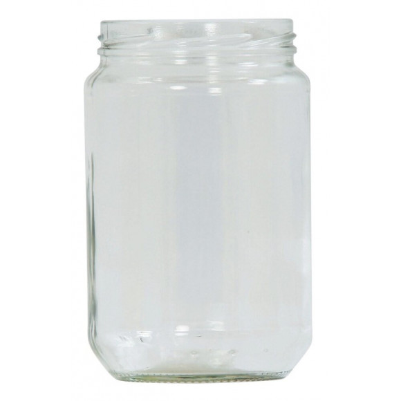 Pot verre 'réserve' 750 ml / 1kg TO 82 / pack de 6