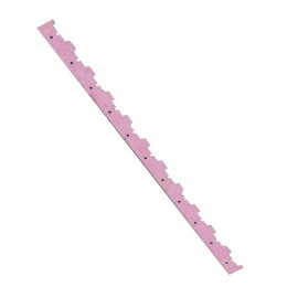 Bande d'écartement métallique / 375mm / 9 cadres