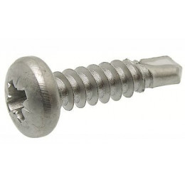 Sachet 5 vis tôle autoperceuse pozidriv inox A2 4.8x31.7mm