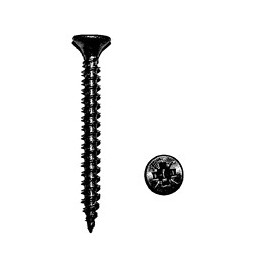 6 vis aggloméré tête fraisée pozidriv inox A2 6x50mm