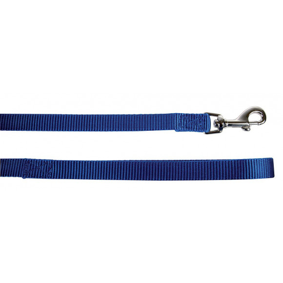 Laisse nylon 1m 15mm bleu