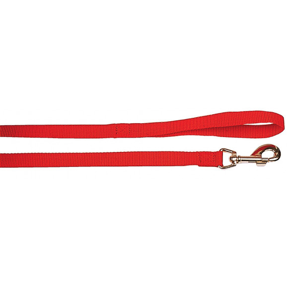 Laisse nylon 1m 25mm rouge