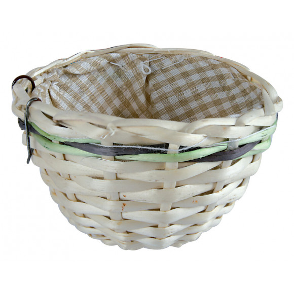 Nid pour canaris garni en osier