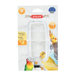 Mangeoire avec grille à oiseauxm