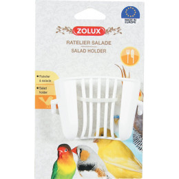 Râtelier à salade pour oiseaux ZOLUX blanc