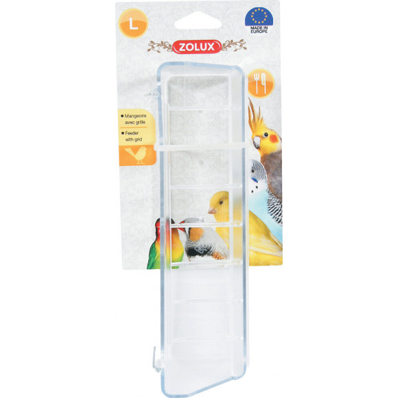 Mangeoire avec grille à oiseauxL
