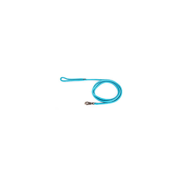 Laisse nylon rond uni 2m turquoise