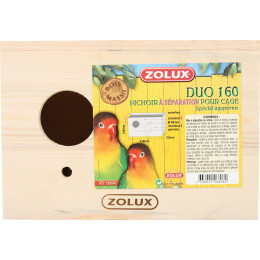 Nichoir à séparation pour cage ZOLUX Duo 160
