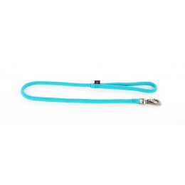 Laisse nylon rond uni 1m turquoise
