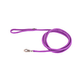 Laisse nylon rond uni 2m mauve
