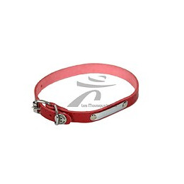 Collier pour chien MARTIN SELLIER Riveté 20 mm x 50 cm rouge