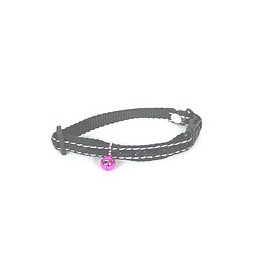 Collier pour chat MARTIN SELLIER Paillettes en nylon noir