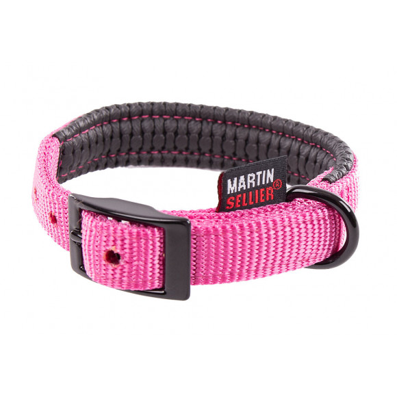 Collier pour chien Confort rose Longueur 55cm