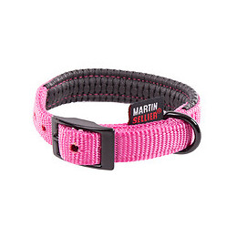 Collier pour chien MARTIN SELLIER Confort rose