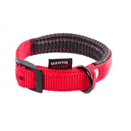 Collier pour chien Confort rouge Longueur 45cm
