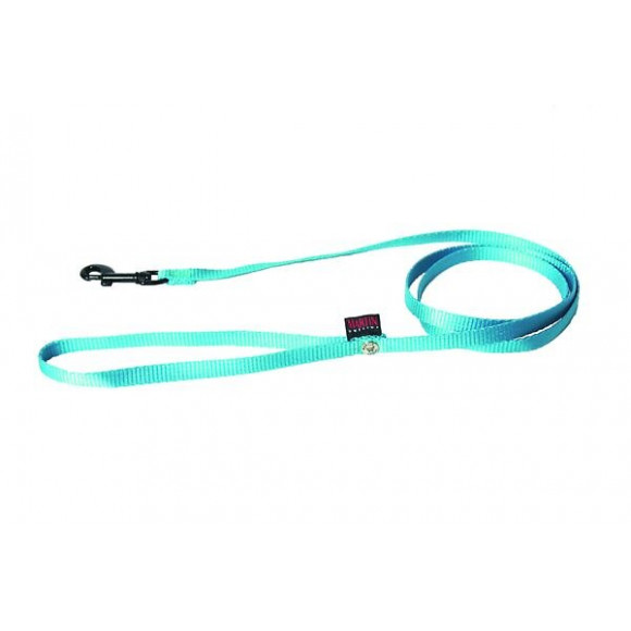 Laisse pour chien Confort en nylon turquoise 120cm