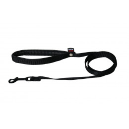 Laisse pour chien Confort en nylon noir 25mm