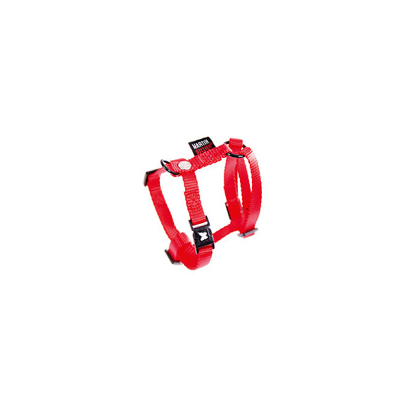 Harnais pour chien réglable en nylon rouge 14.5cm