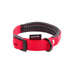 Collier pour chien Confort rouge Longueur 65cm