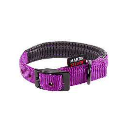 Collier pour chien Confort mauve Longueur 45cm