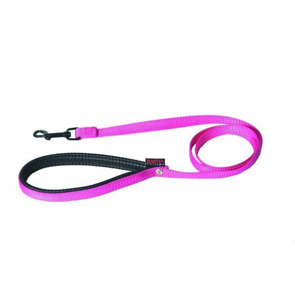 Laisse pour chien Confort rose Longueur 120cm