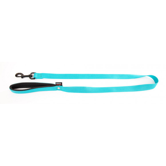 Laisse pour chien Confort turquoise 120cm