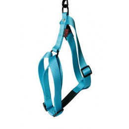 Harnais pour chien réglable en nylon turquoise 20cm