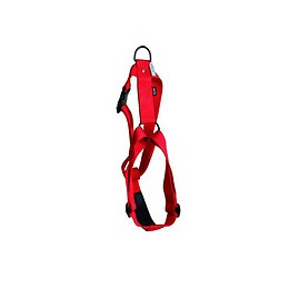 Harnais pour chien réglable en nylon rouge 26cm
