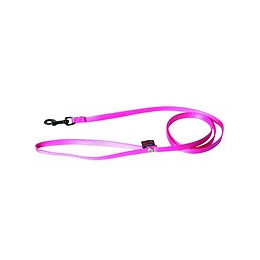 Laisse pour chien Confort en nylon rose Longueur 120cm