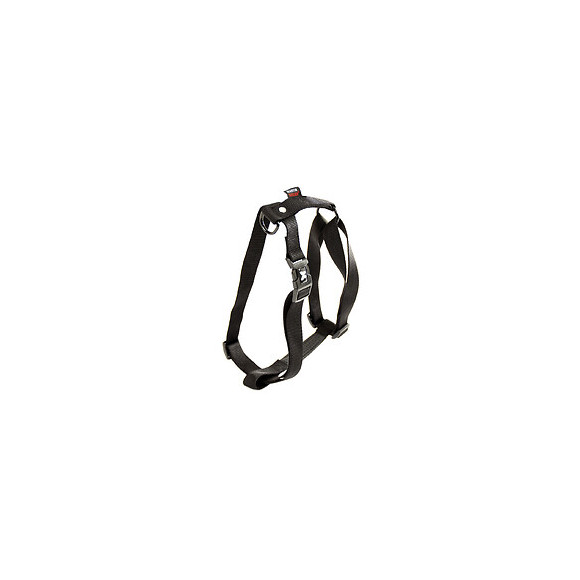 Harnais pour chien réglable en nylon noir 16cm