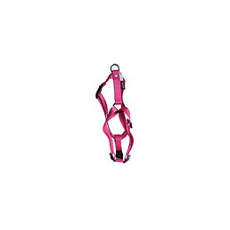 Harnais pour chien MARTIN SELLIER réglable en nylon rose 17 cm