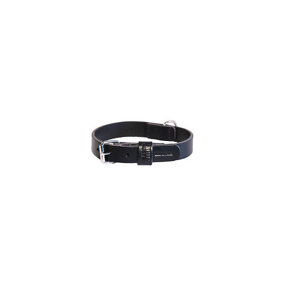 Collier pour chien cuir noir 70cm