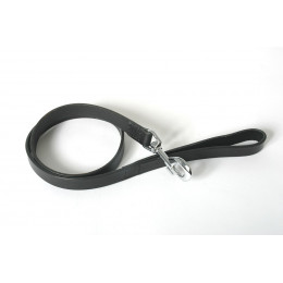Laisse pour chien bords arrondis noir 100cm