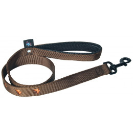 Laisse pour chien Papillon orange nylon 16mmx100cm