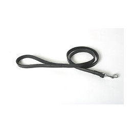 Laisse pour chien bords arrondis noir 100cm