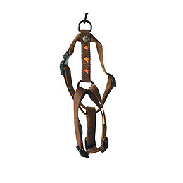 Harnais pour chien Papillon orange en nylon 30/50cm