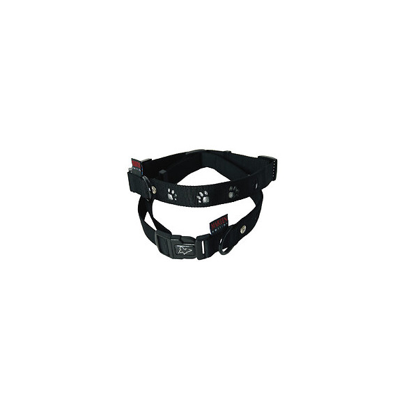 Collier pour chien Pattes silver en nylon 30/45cm