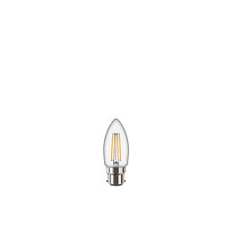 Ampoule LED Flamme B22 40W Blanc chaud 2700K Filament